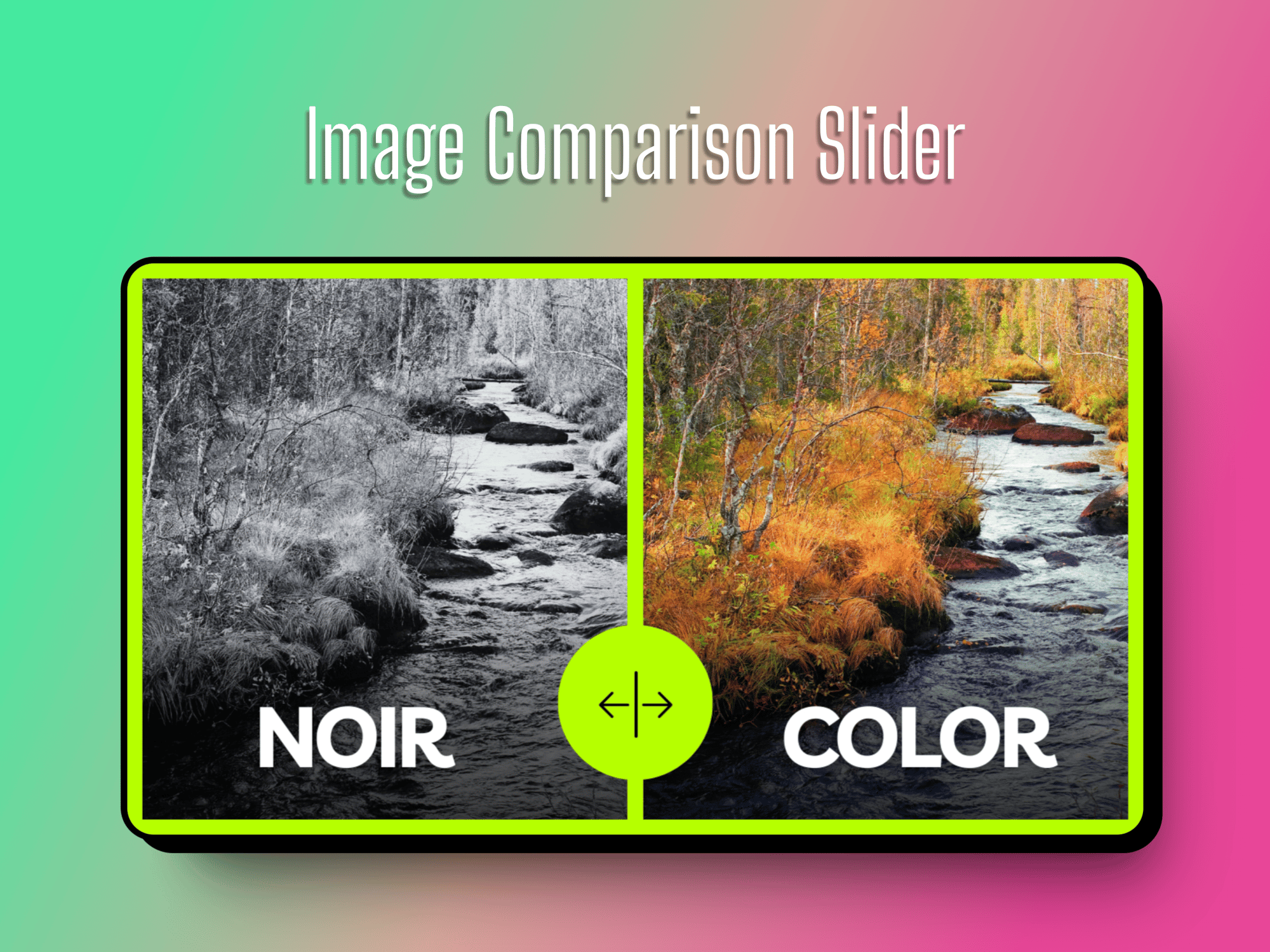 Image Comparison Slider