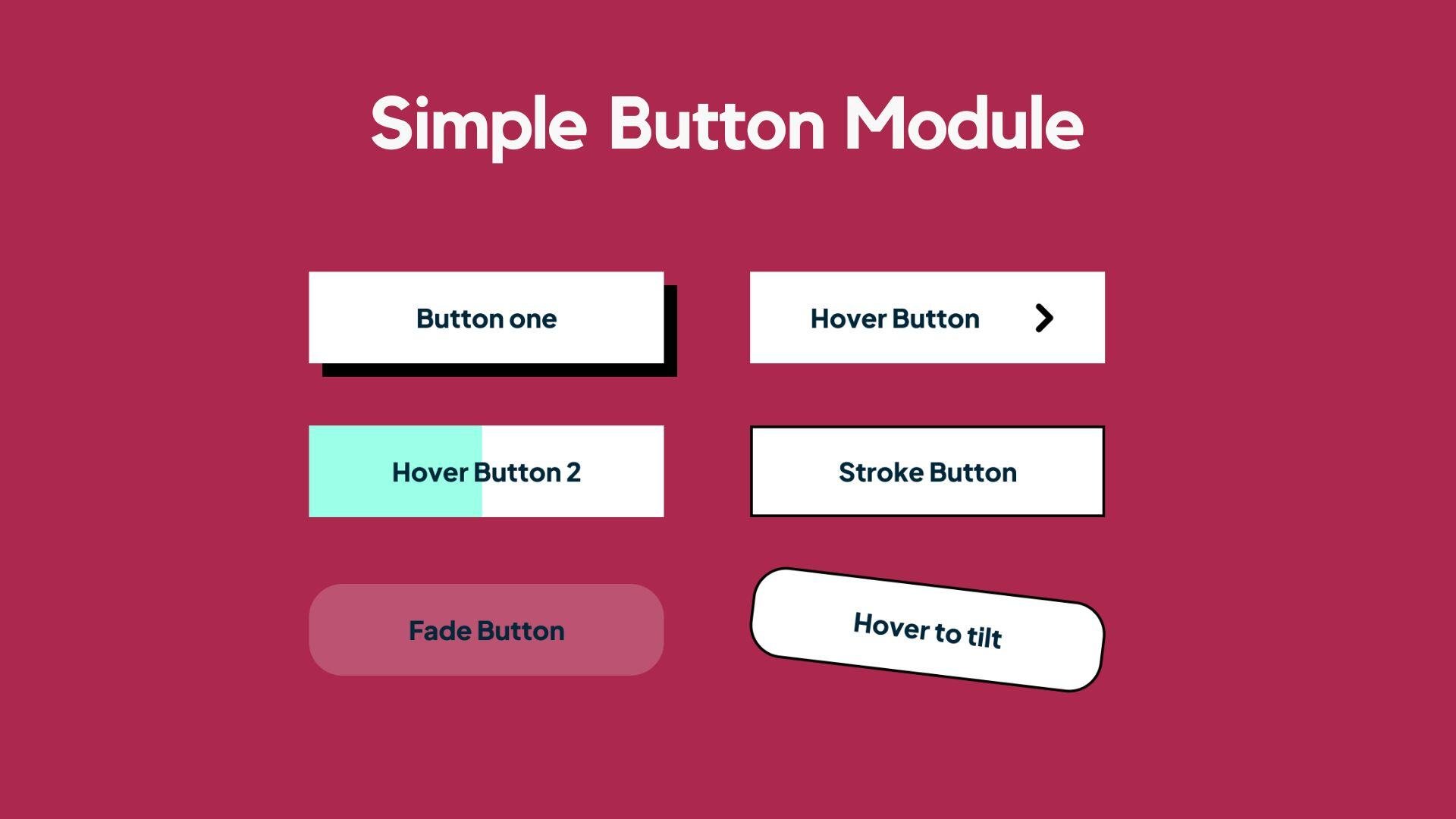 Simple Button Module